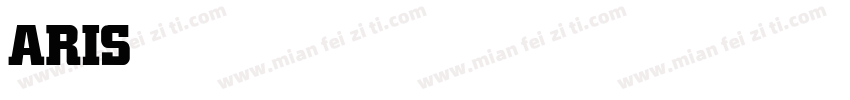 ARIS TOTLE BOLD字体转换